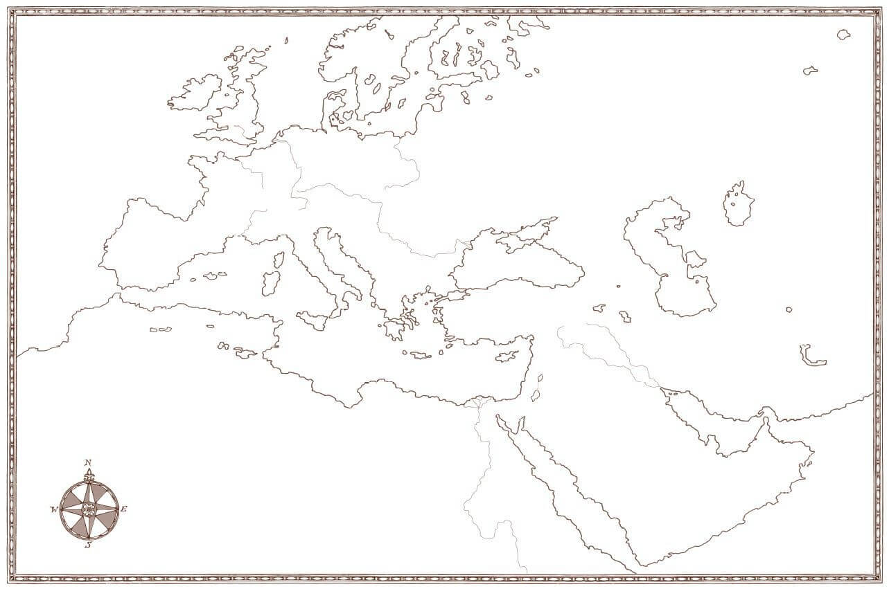 Ancient and Medieval Map - Image 3
