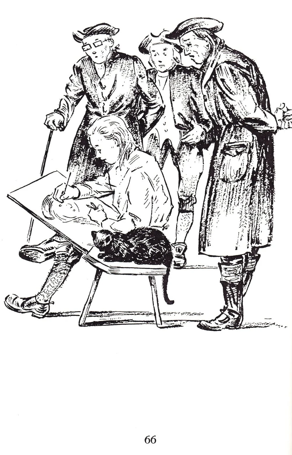 Benjamin West and His Cat Grimalkin - Image 3